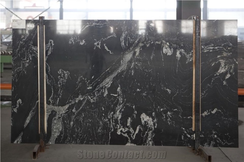 Cosmic Black Granite Floor & Wall Tiles & Slabs