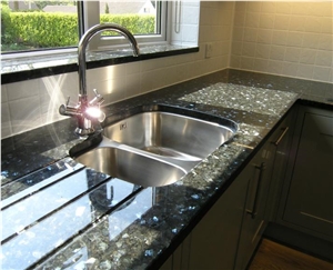 Emerald Pearl Green Granite Polished Slabs