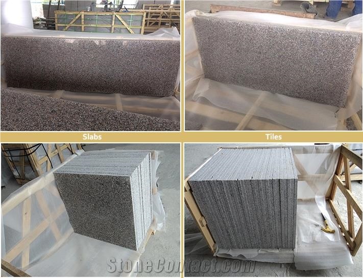 G361 Red Granite Wulian Flower Granite Tiles Paver