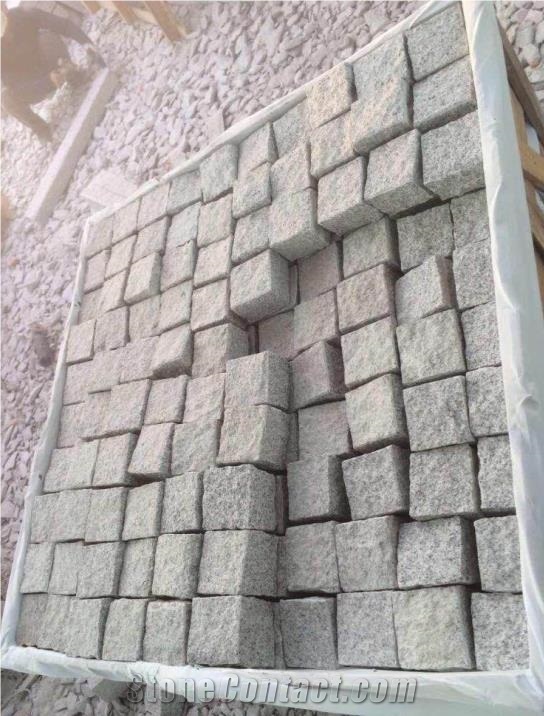 G603 Cube Stone Paving Granite Walkway Floor Tiles