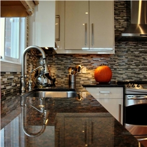 India Alliance Coffee Brown Granite Countertop