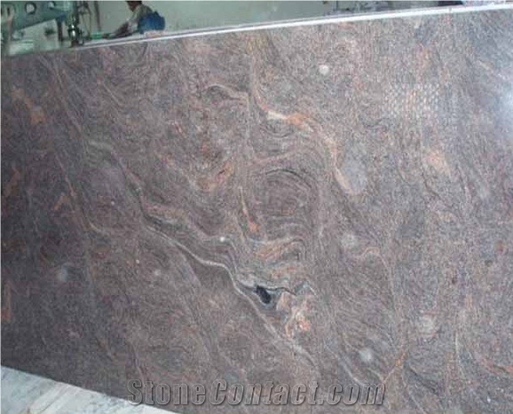 India Red Paradiso Classico Granite Polished Tile