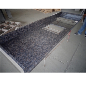 India Saphir Blue Granite Kitchen Countertop