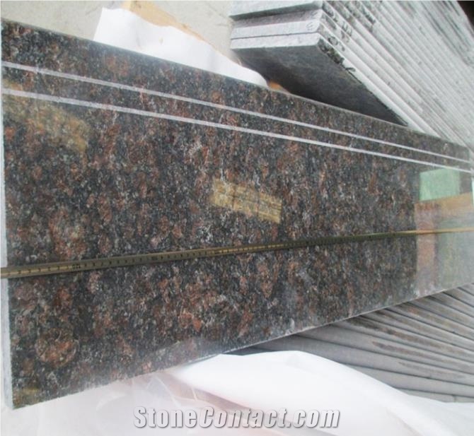 India Tan Brown Granite Polished Slabs 2/3cm
