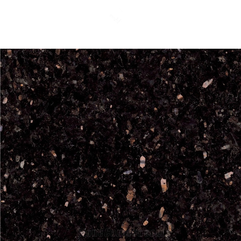India Warangal Black Galaxy Granite Island Countertop