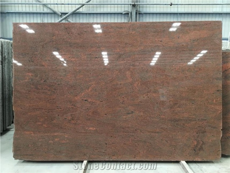 Indian Multicolor Red Granite Polished Slabs Tiles