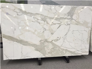 Italy Calacatta White Calacutta Marble Stone Slab