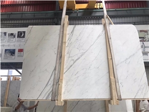 Italy Calacatta White Calacutta Marble Stone Slab
