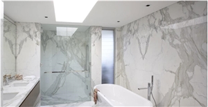 Italy Calacatta White Calacutta Marble Stone Slab