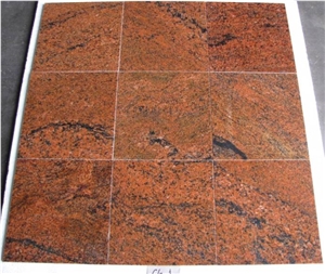Multicolor Red Granite Slabs&Tiles Indiann Stone