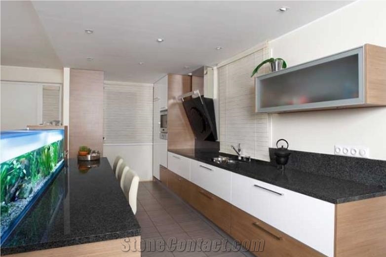 Nero Impala Black Granite Polished Slabs&Tiles 2cm