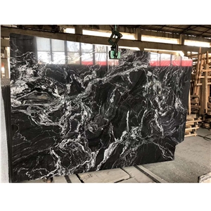 New Cosmic Black Fantasy Granite Slabs, Tiles