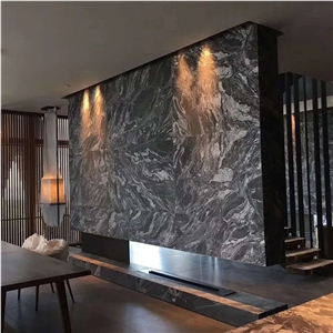 New Cosmic Black Fantasy Granite Slabs, Tiles