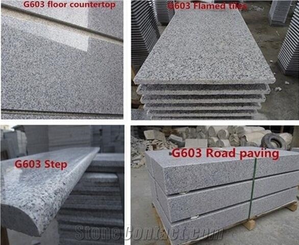 New G603 Light Grey Granite Bacuo White Stone