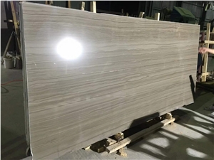 Polished China Athens Wood Grain Marble Slabs Tile