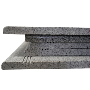 Polished Chinese White Granite G603 Stone Steps