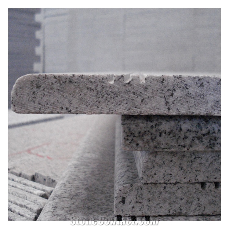 Polished Chinese White Granite G603 Stone Steps