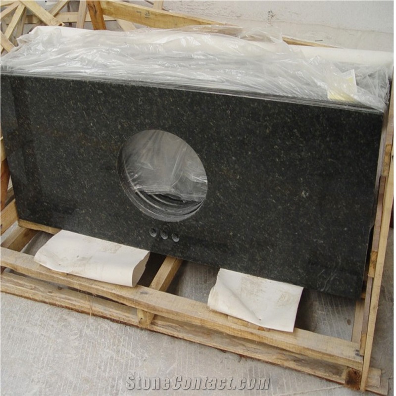 Polished Premium Labrador Green Granite Countertop