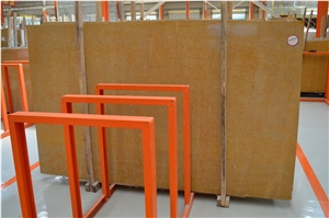 Polished Turkey Yellow Gold Imperial Marble Slabs