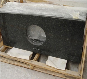 Verde Ubatuba Green Granite Polished Vanity Tops