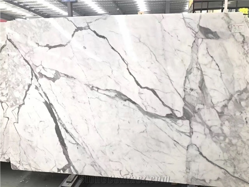 White Statuario Italy Statuary Marble Slabs Tiles