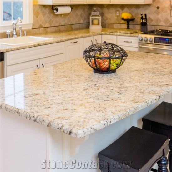 Yellow Giallo Ornamental Granite Slabs