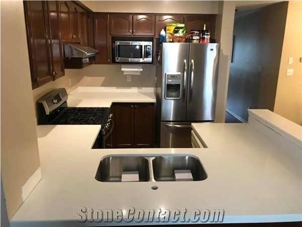 Solid Surface Quartz Kitchen Countertop