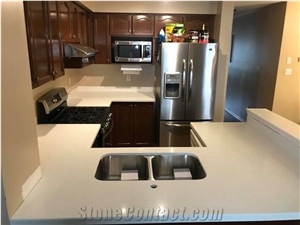 Solid Surface Quartz Kitchen Countertop
