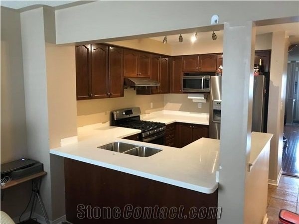 Solid Surface Quartz Kitchen Countertop
