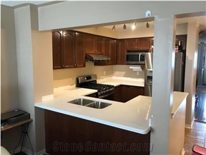 Solid Surface Quartz Kitchen Countertop
