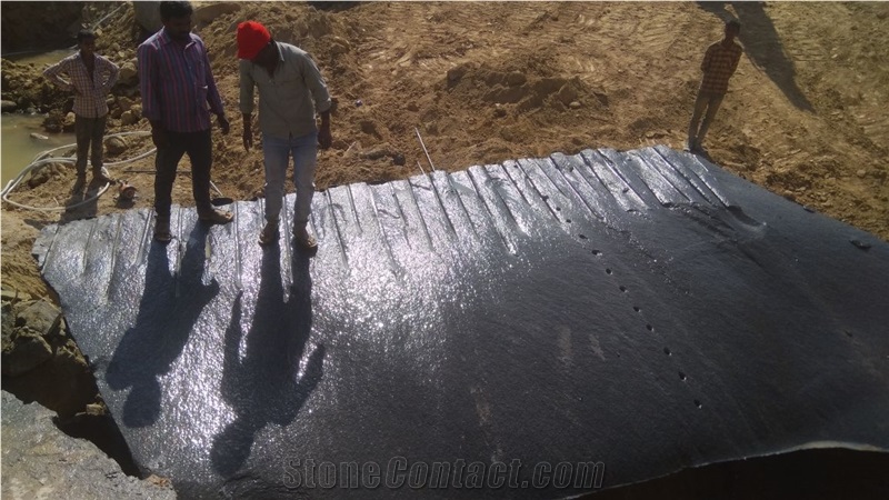 Warangal Black Granite Blocks