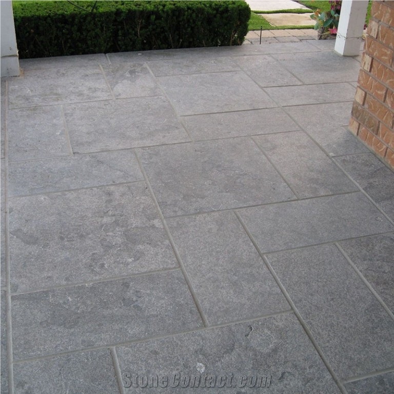 Hampton Limestone Brushed Opus Pattern Terrace