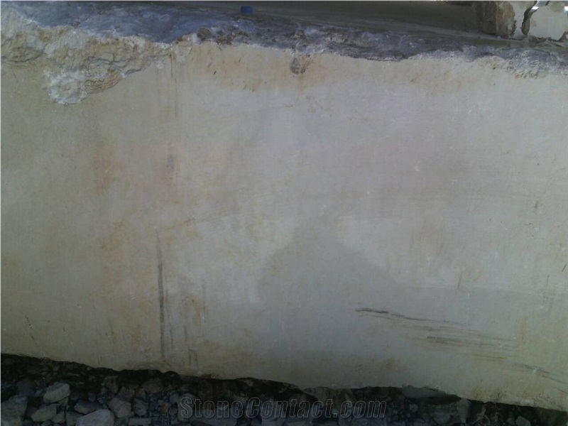 Beige Carmania Marble Blocks, Iran Beige Marble