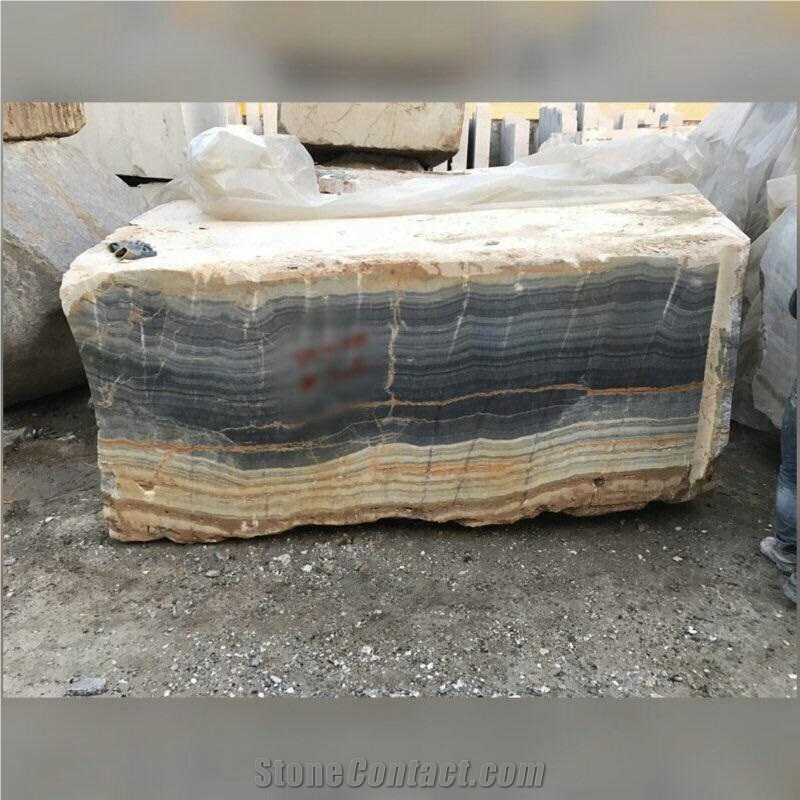 Dark Ocean Onyx, Black Ocean Onyx Blocks