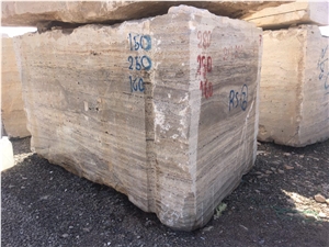 Light Silver Travertine Blocks Light Silver Travertine Blocks