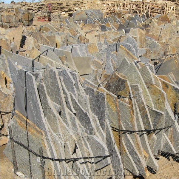 Blue Brown Flagstone