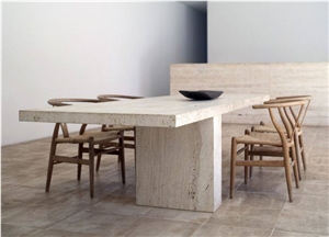Baja Cream Travertine Office Furniture