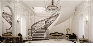 Marble Spiral Stairs