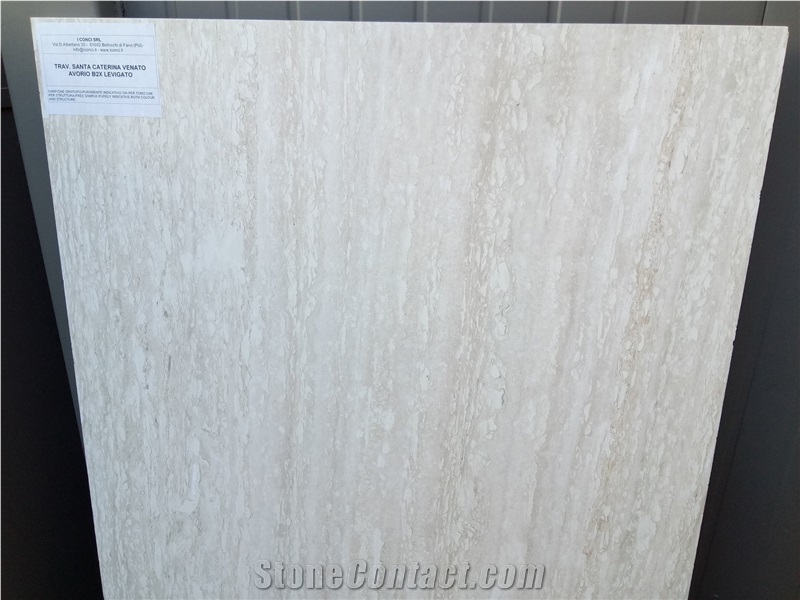 St. Caterina Venato Travertine Tiles, Slabs