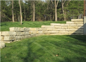 Flint Hills Limestone Garden Wall Blocks