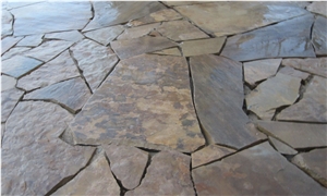 Palletized Stone Hardscape, Flagstone Pavement Palletized Stone Hardscape, Flagstone Pavement