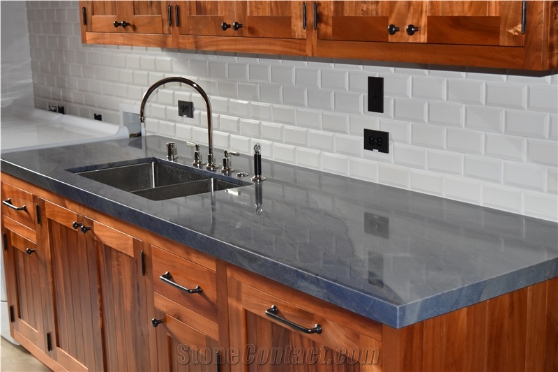 Azul Macaubas Quartzite Kitchen Countertop