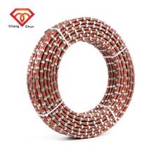 Rubber Diamond Wire Saws Marble Block Cutting Wire