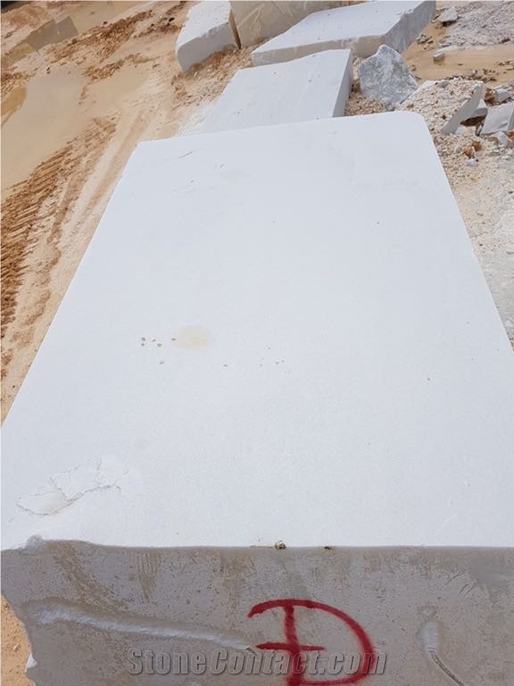 Block Of White Marble