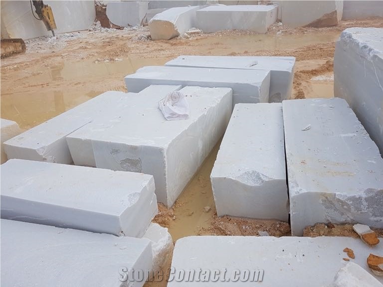 Block Of White Marble