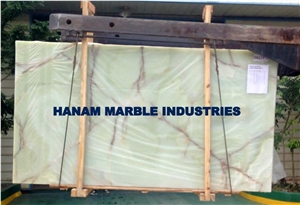 Light Green Onyx Tiles, Pakistan Light Green Onyx
