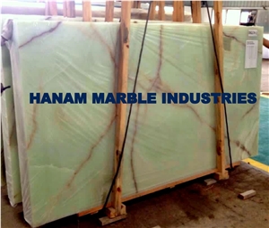 Light Green Onyx Tiles, Pakistan Light Green Onyx