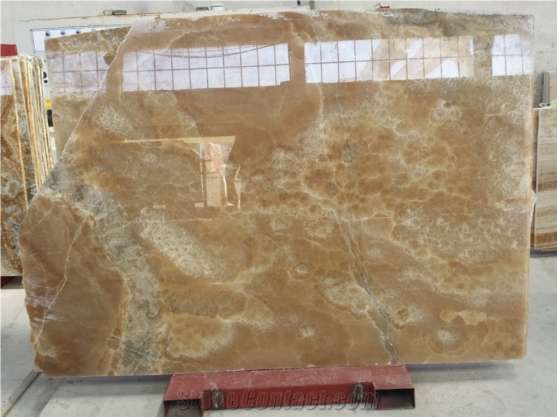 Golden Cloud Onyx Slabs