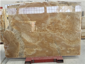 Golden Cloud Onyx Slabs