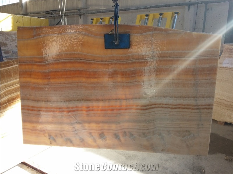 Golden Cloud Onyx Slabs